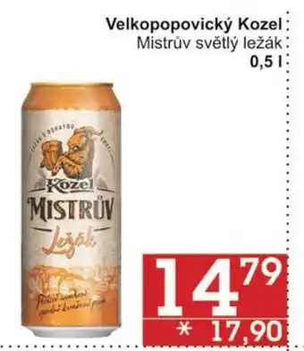 Jip Velkopopovický Kozel 0.5 l. nabídka