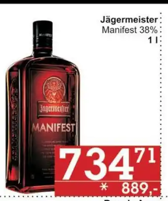 Jip Jägermeister Manifest 38% nabídka