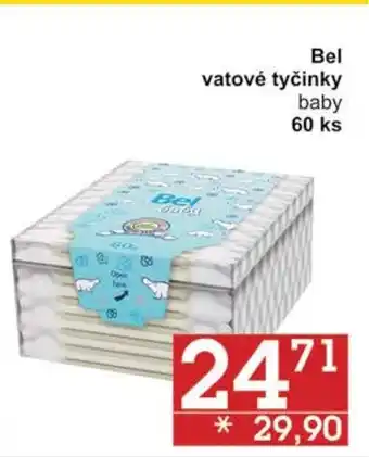 Jip Bel vatové tyčinky baby 60 ks nabídka