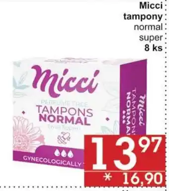 Jip Micci tampony nabídka