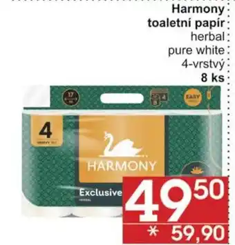 Jip Harmony toaletní papír nabídka