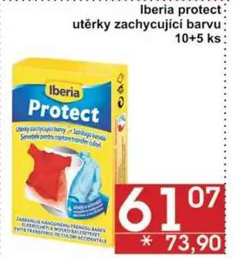 Jip Iberia protect utěrky zachycující barvu 10+5 ks nabídka