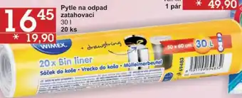 Pytle na odpad zatahovací
