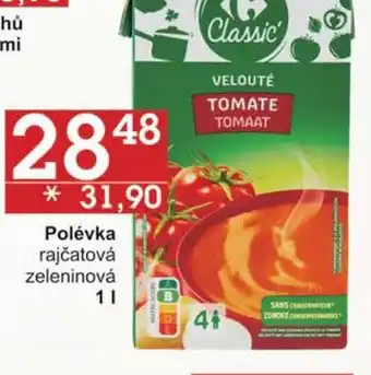Jip Polévka rajčatová zeleninová 1 l. nabídka