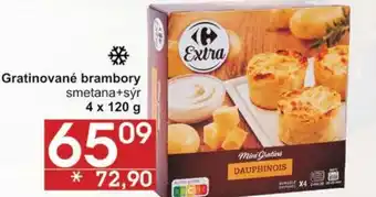 Jip Gratinované brambory smetana+sýr 4 x 120 g nabídka