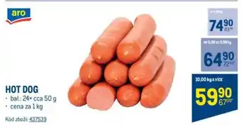Makro HOT DOG nabídka