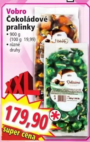 Norma Vobro Čokoládové pralinky nabídka