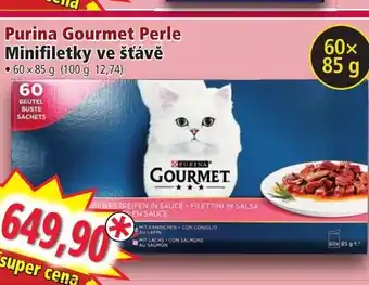 Norma Purina Gourmet Perle Minifiletky ve šťávě nabídka