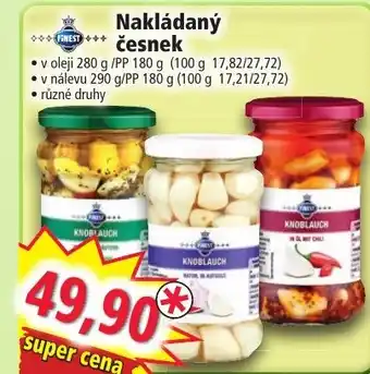 Norma Nakládaný česnek nabídka