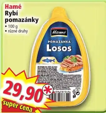 Norma Hamé Rybí pomazánky nabídka
