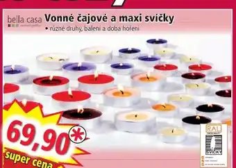 Norma bella casa Vonné čajové a maxi svíčky nabídka