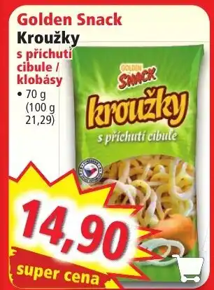 Norma Golden Snack Kroužky s příchutí cibule / klobásy nabídka