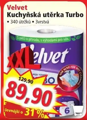 Norma Velvet Kuchyňská utěrka Turbo nabídka