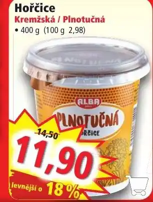 Norma Hořčice Kremžská / Plnotučná nabídka
