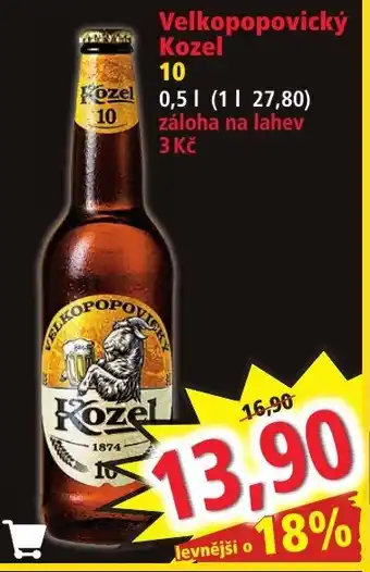 Norma Velkopopovický Kozel 10 nabídka