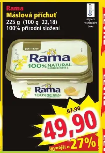 Norma Rama Máslová příchuť nabídka