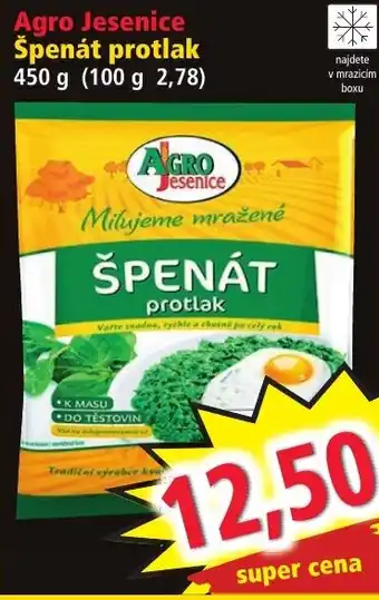 Norma Agro Jesenice Špenát protlak nabídka