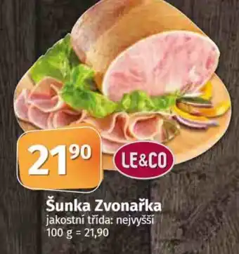 Konzum Šunka Zvonařka nabídka