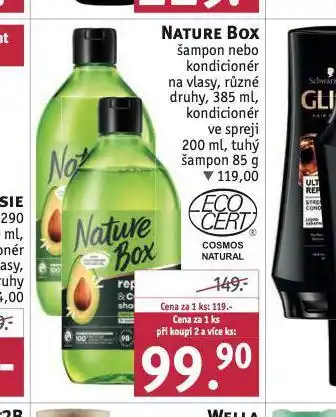 Rossmann Nature box šampon, kondicioner nabídka