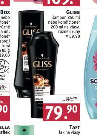 Rossmann Gliss šampon, kondicioner nabídka