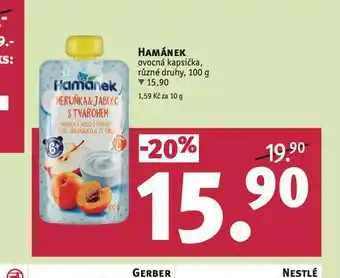 Rossmann Hamánek ovocná kapsička nabídka