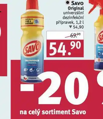 Rossmann Savo original nabídka