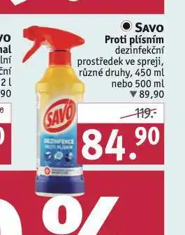 Rossmann Savo proti plísním nabídka