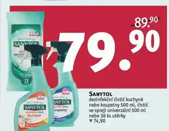 Rossmann Sanytol dezinfekční čistič kuchyně nebo koupelny nabídka