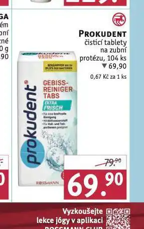 Rossmann Prokudent čistící tablety nabídka