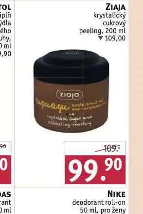 Rossmann Ziaja krystalický cukrový peeling nabídka