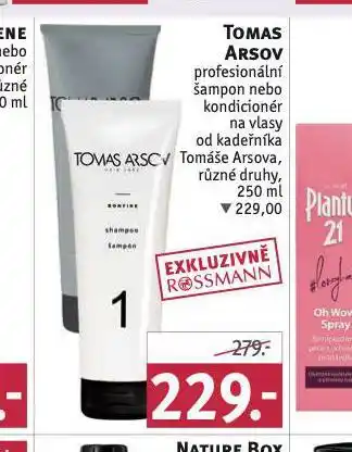 Rossmann Tomas arsov profesionální šampon, kondicioner nabídka