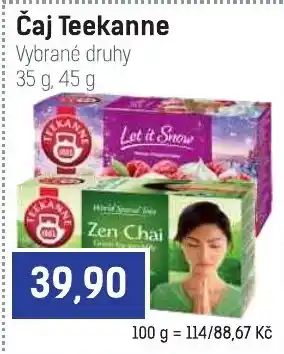 Konzum Čaj Teekanne nabídka
