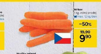 Tesco Mrkev nabídka