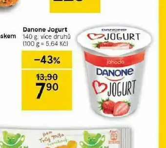 Tesco Danone jogurt nabídka