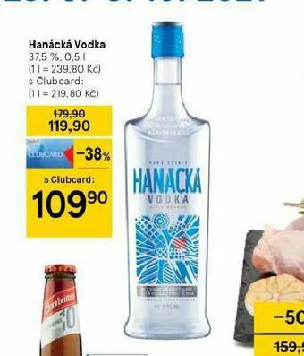 Tesco Hanácká vodka nabídka