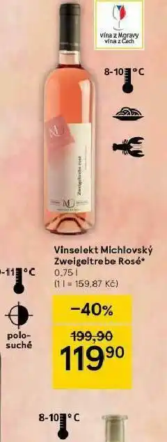 Vonselekt michlovský zweigeltrebe rosé