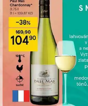 Tesco Paula mas chardonnay nabídka