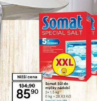 Tesco Somat sůl do myčky nabídka