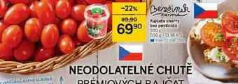 Tesco Rajčata cherry bez pesticidů nabídka