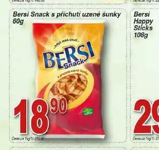 Lidl Bersi snack s příchutí uzené šunky nabídka