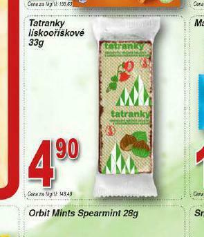 Lidl Tatranky lískooříškové nabídka