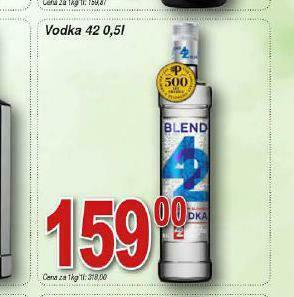 Lidl Vodka 42 nabídka