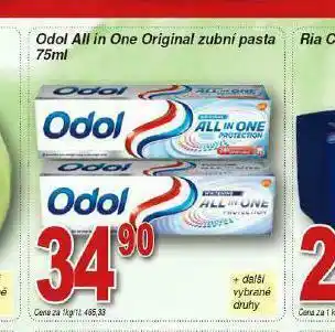 Lidl Odol all in one originální zubní pasta nabídka