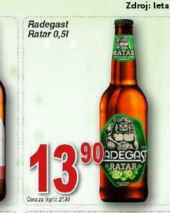 Lidl Pivo radegast ratar nabídka