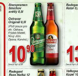 Lidl Pivo staropramen smíchov nabídka