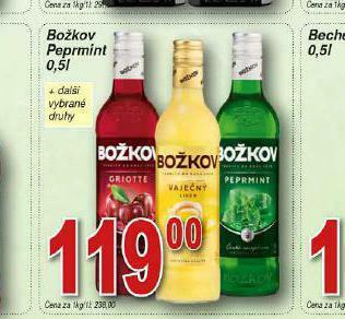 Lidl Božkov peprmint nabídka