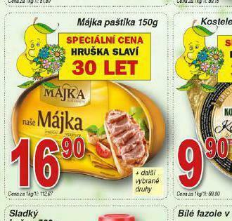 Lidl Májka paštika nabídka