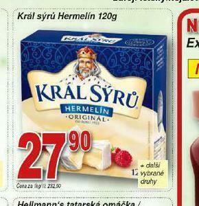 Lidl Král sýrů hermelín nabídka