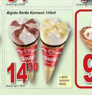 Algida smile kornout
