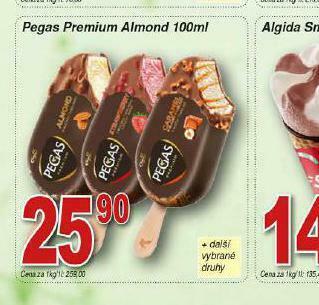 Lidl Pegas premium almond nabídka